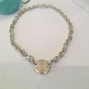 Tiffany's tag necklace