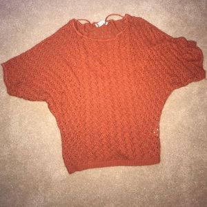 Burnt Orange Knit Shirt