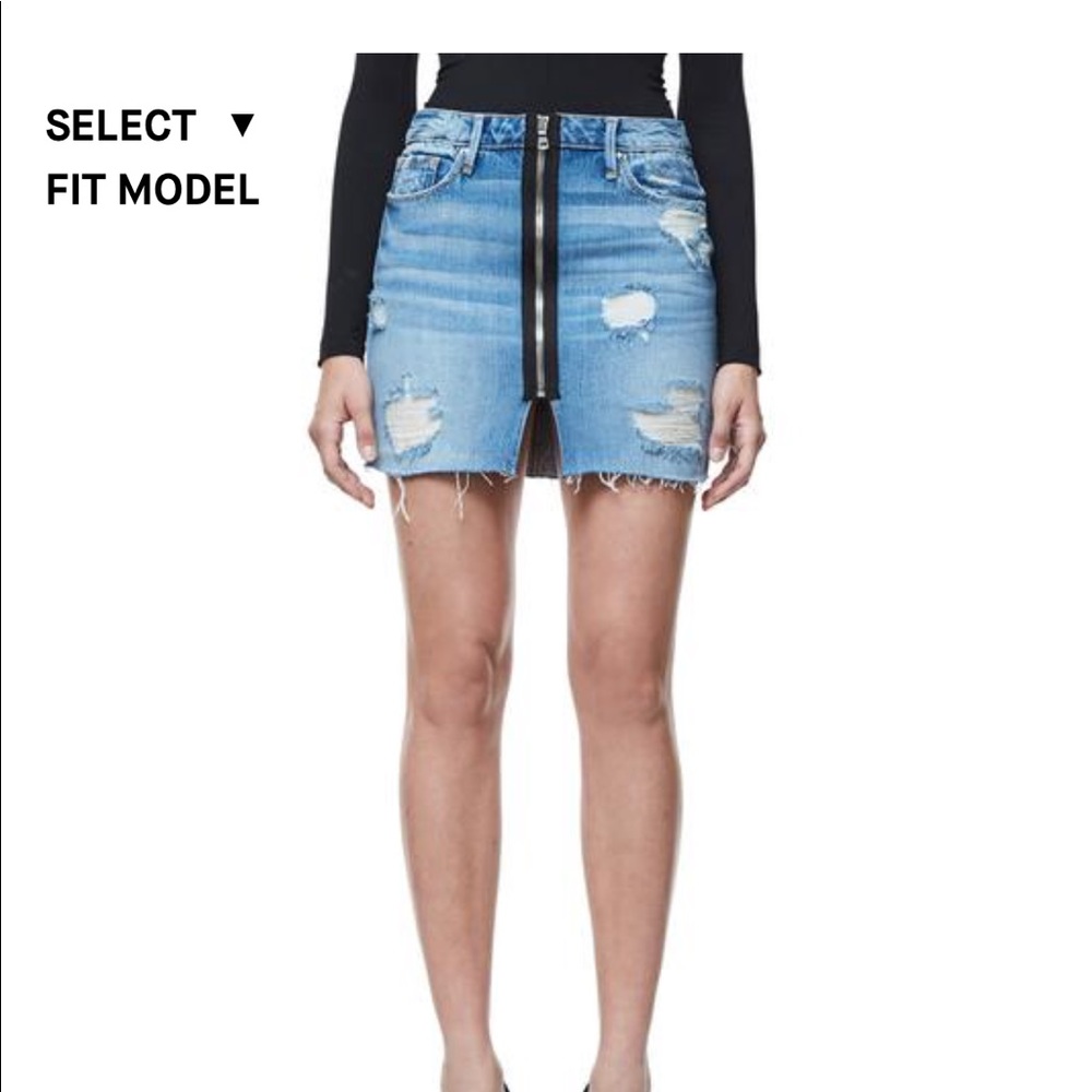 Good American mini skirt