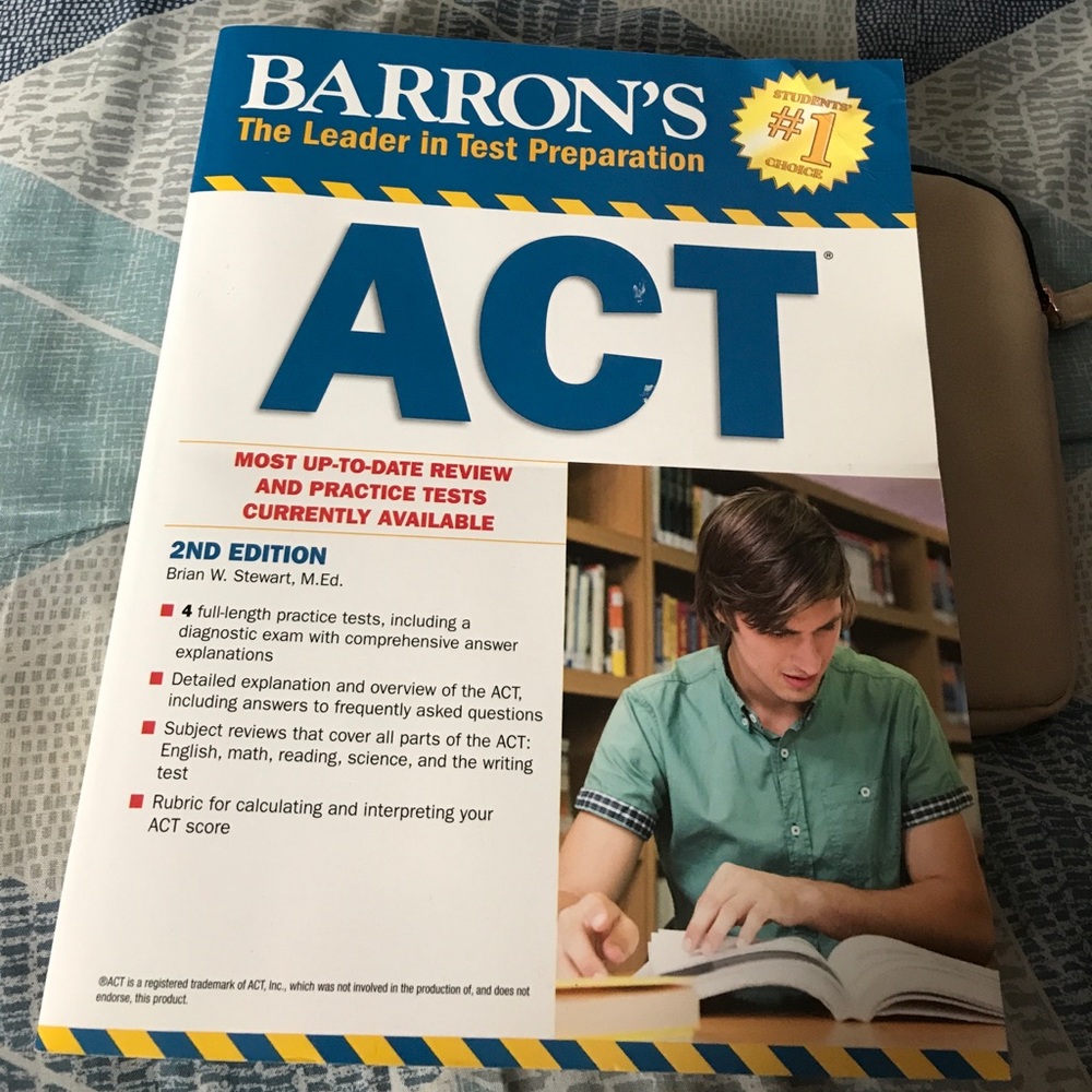 ACT Test prep book