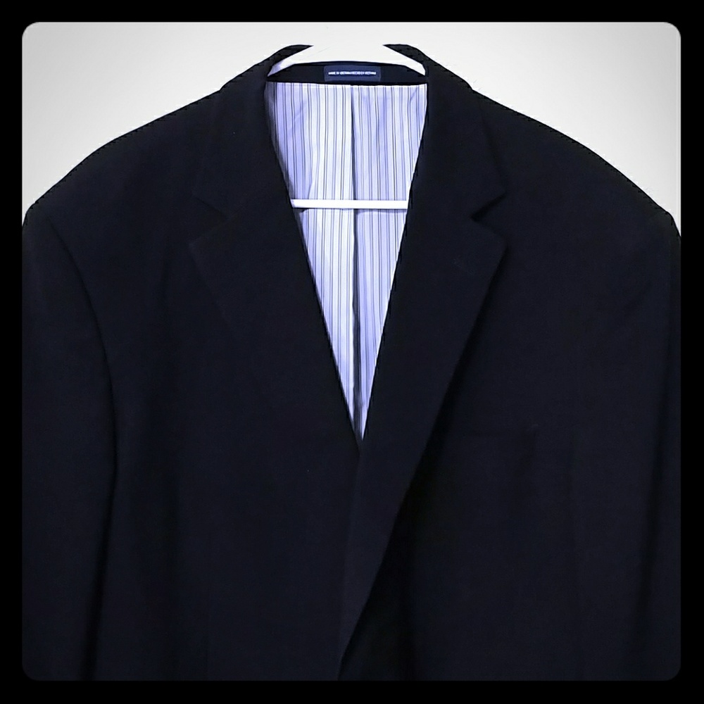 Men's Black Dress Coat