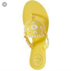 Yellow Jack Rogers jelly sandals