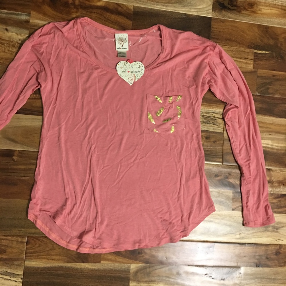 NWT Cute Pink Long Sleeve