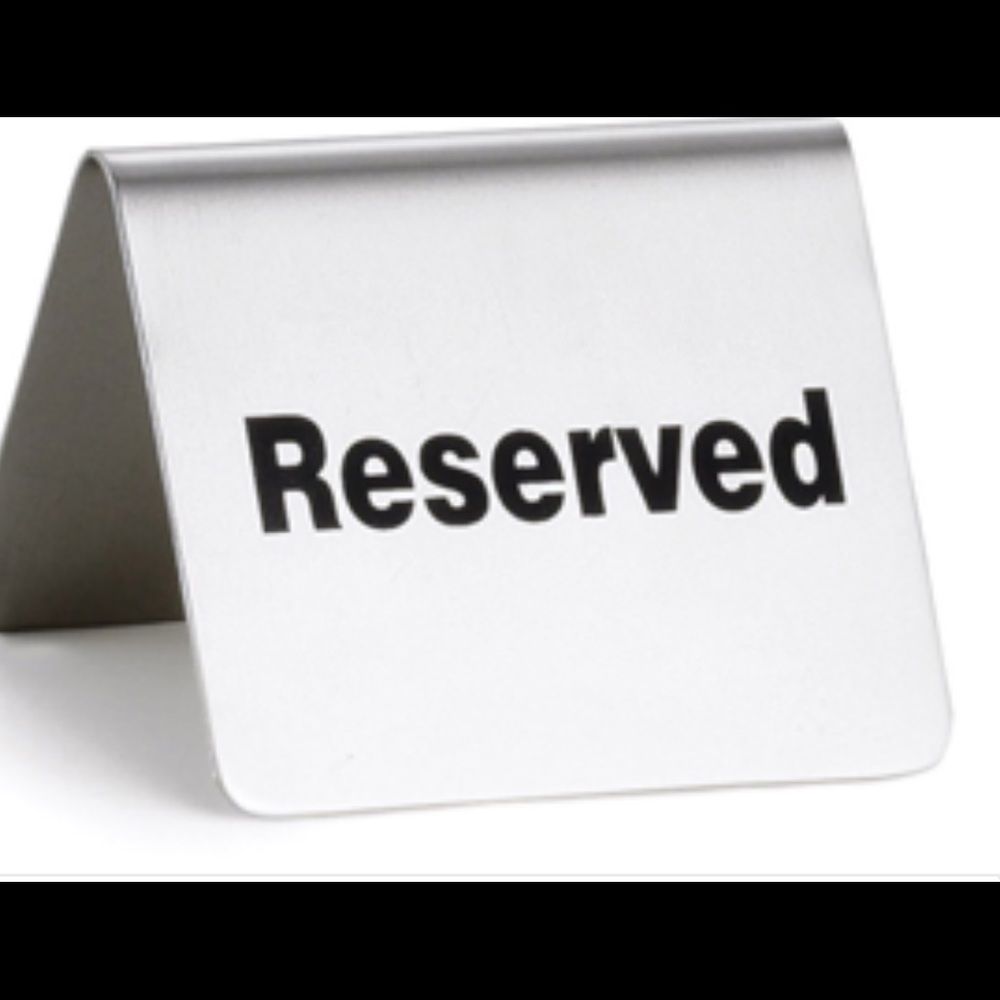 Reserved for Nancy Cagle