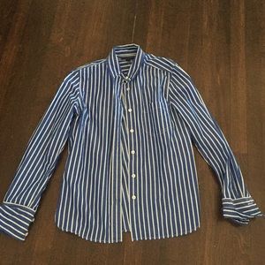 Classic blue and white button down - J. Crew