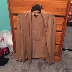 EXPRESS beige cardigan