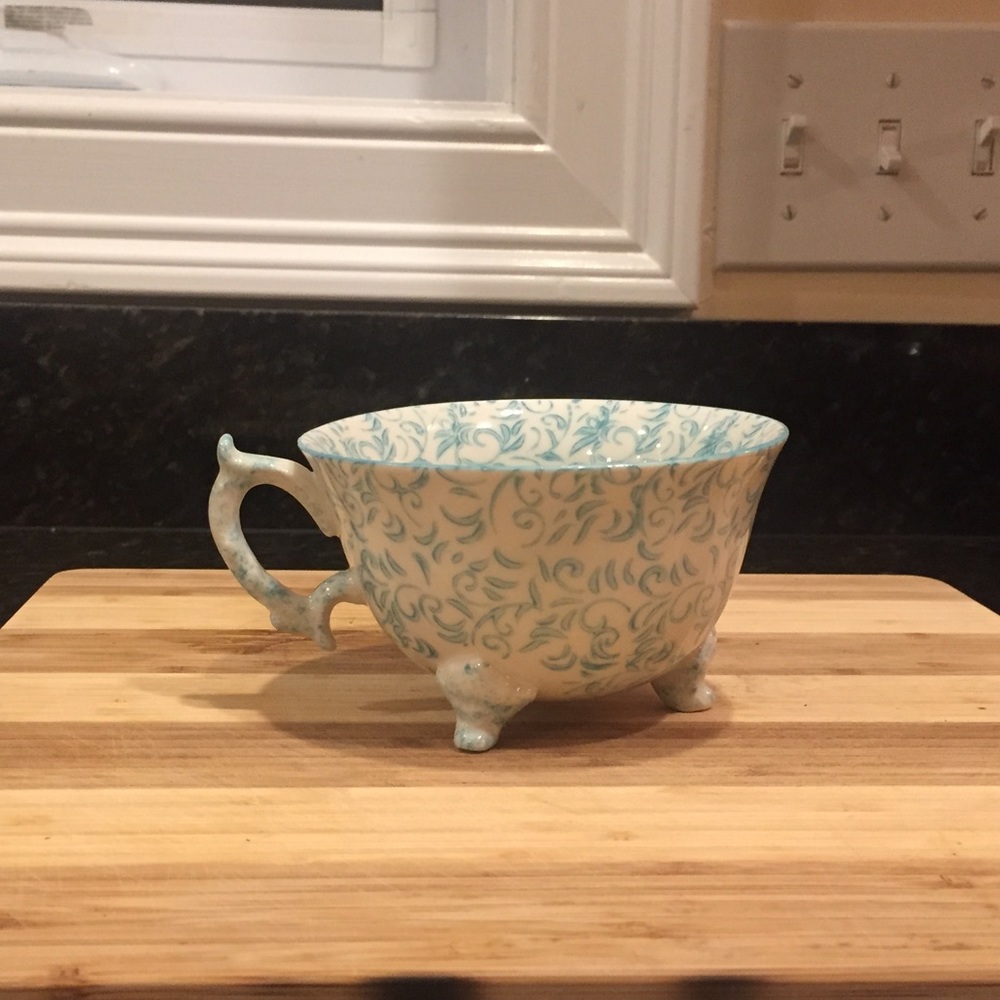 Light Blue Anthropologie Cup