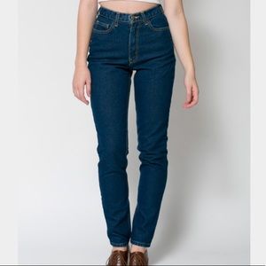 American Apparel High Waisted Jeans