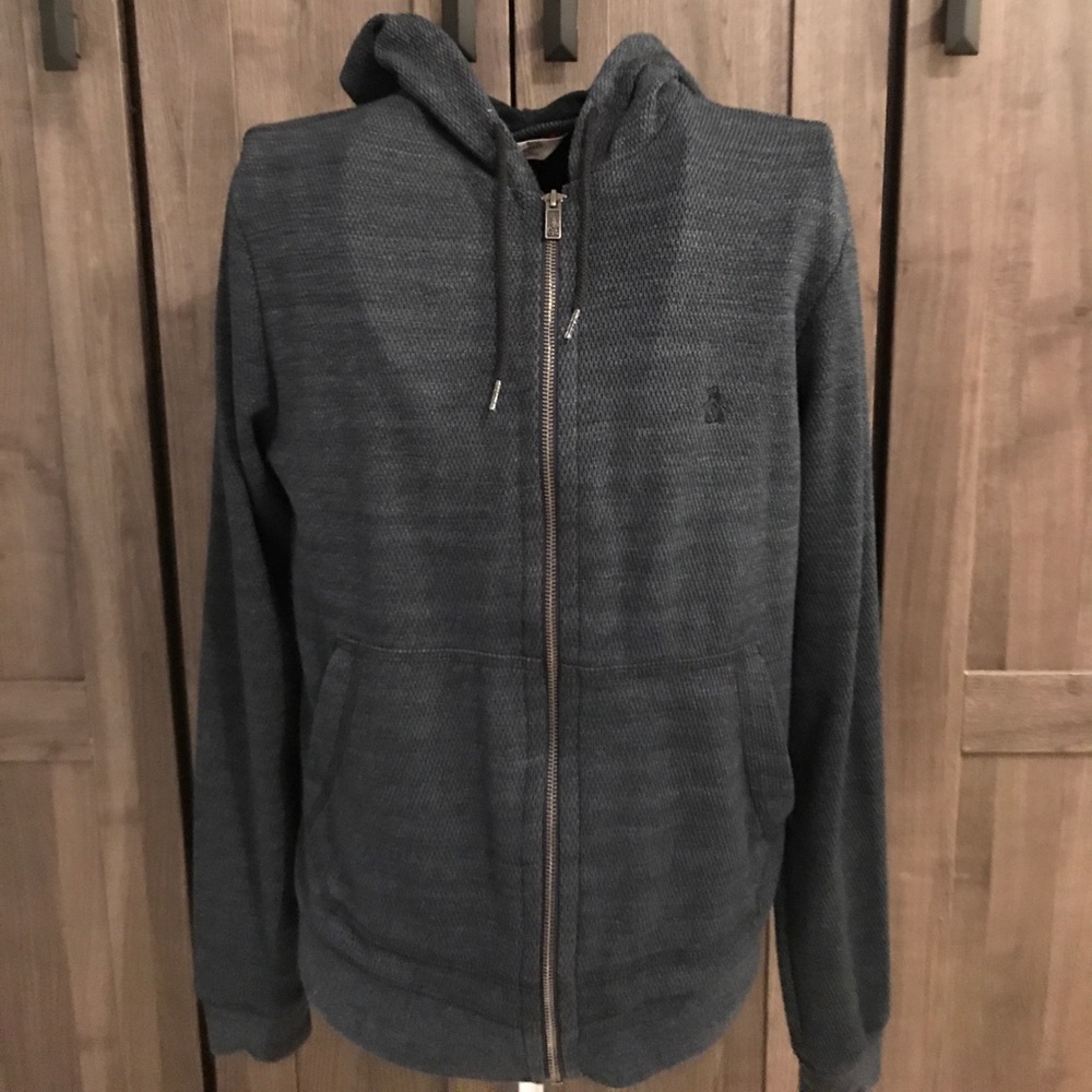 Penguin by Munsingwear Men's Blue full zip jacket