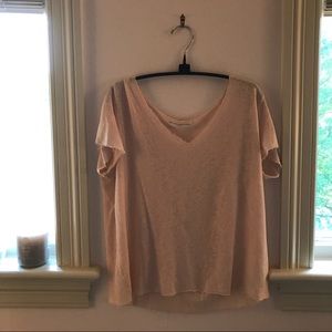 light pink project social urban outfitters tee