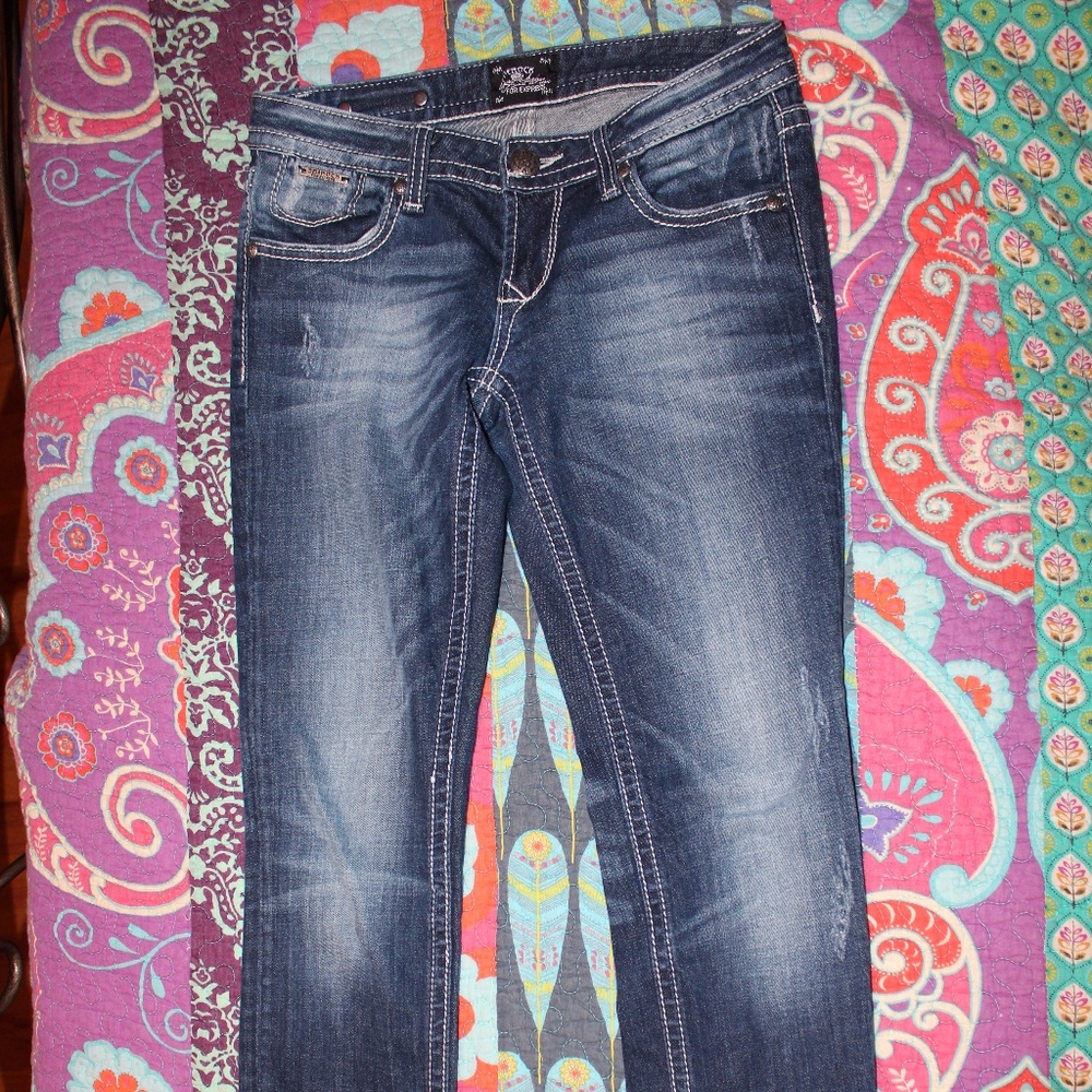 Express Skinny ReRock Jeans Perfect Condition