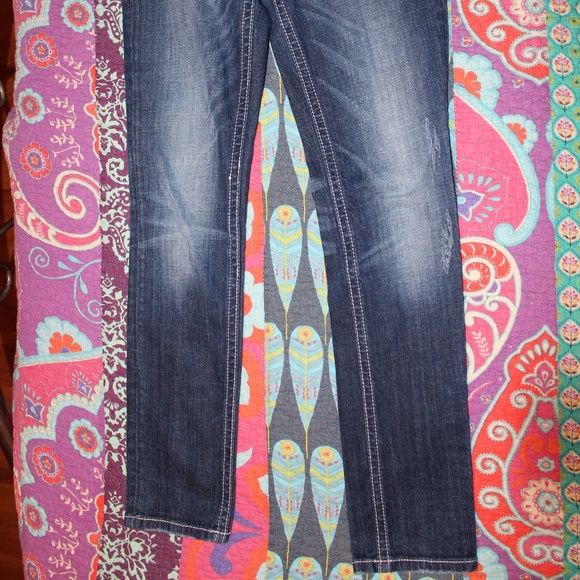 Express Skinny ReRock Jeans Perfect Condition - Picture 3 of 7