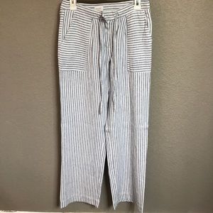 Wide Leg Striped Pants
