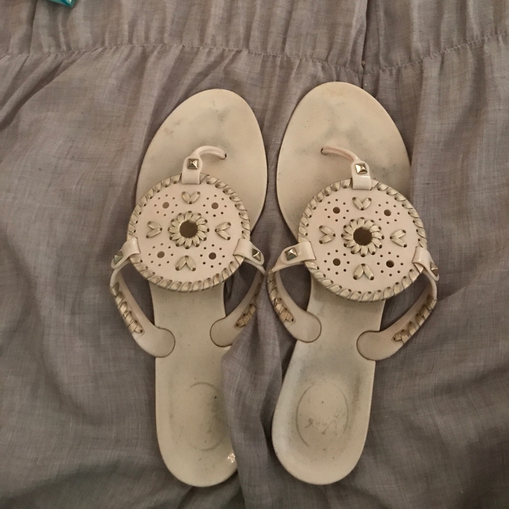 Jack Rodger jelly flip flops