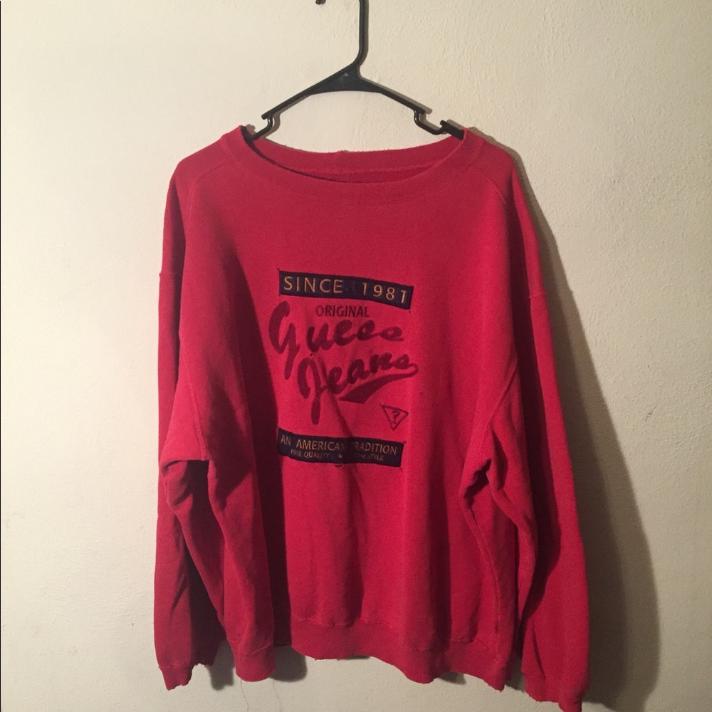 Vintage guess jeans sweater sz XXL