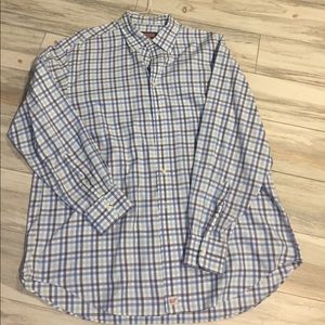 Vineyard vines plaid button down