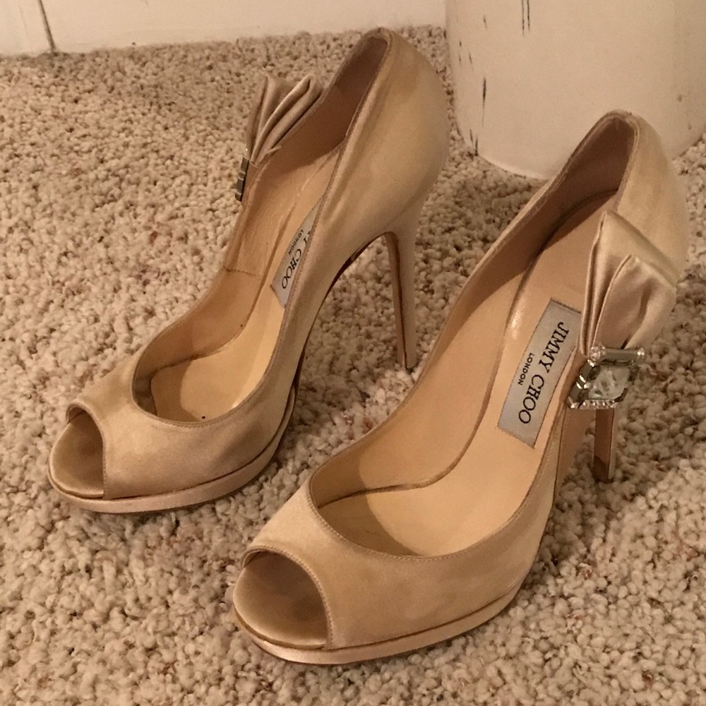 Stunning Satin Jimmy Choos