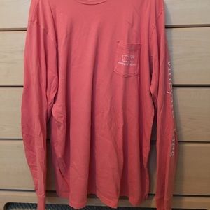 Orange Vineyard Vines large long sleeve t-shirt