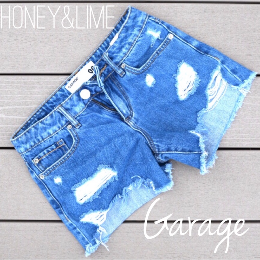 Garage Cut-off Jean Shorts