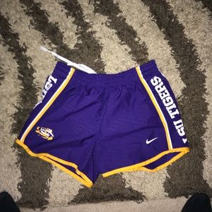 LSU track shorts