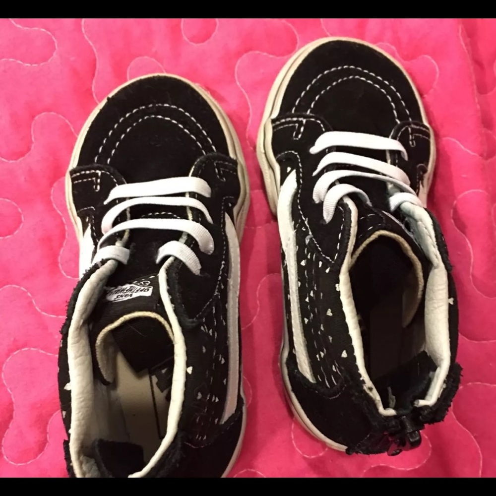 Vans Hi-Tops. black Suede