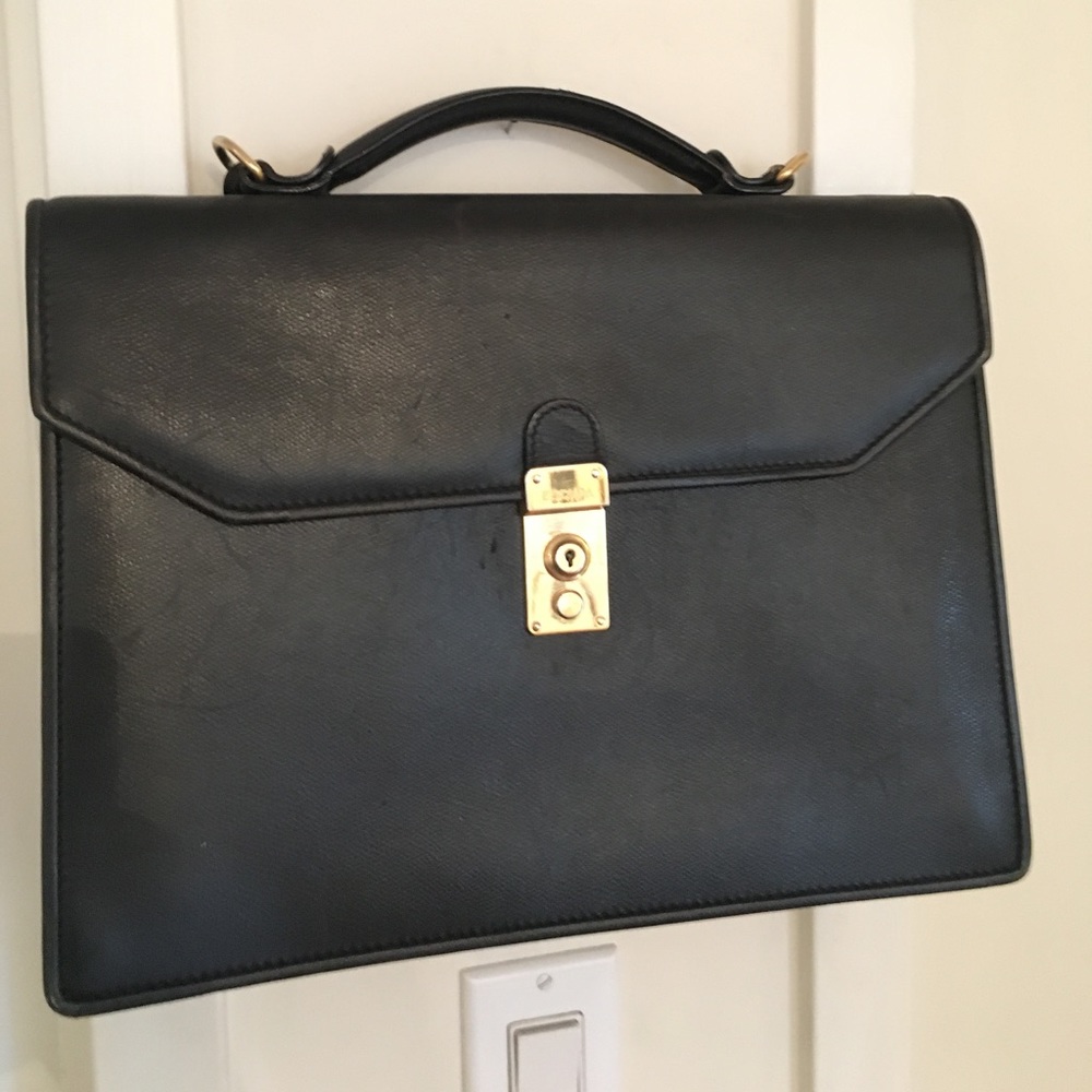 FLASH SALE Escada authentic vintage briefcase