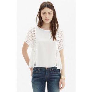 Madewell Eyelet Floatweave Top