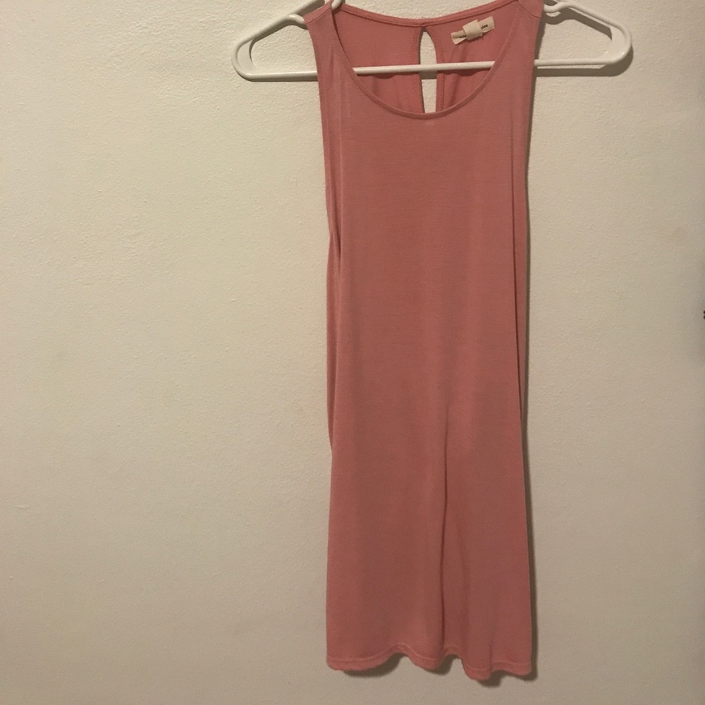 TWO Blush tops- Exposed back top and JCREW blush