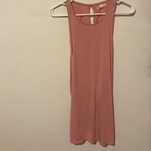 TWO Blush tops- Exposed back top and JCREW blush