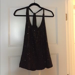 Express sequined top