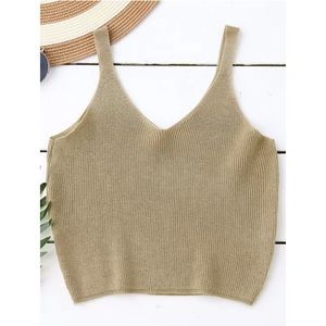 Knit crop top