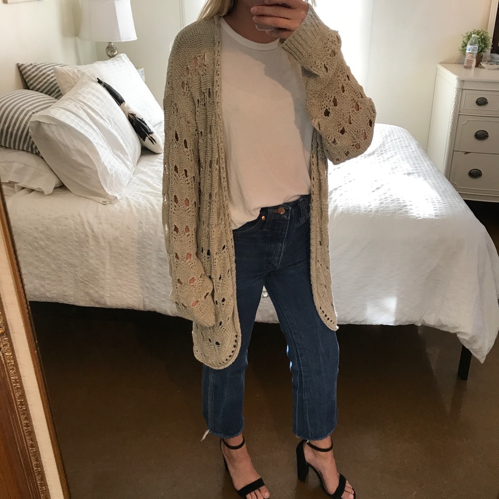 Beige Cardigan