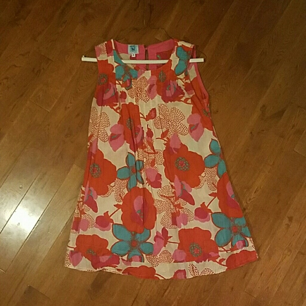 Flower pattern tunic/dress