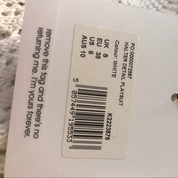 White missguided romper - Picture 4 of 4