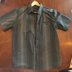 Civil Society Black Short Sleeved Woven Shirt