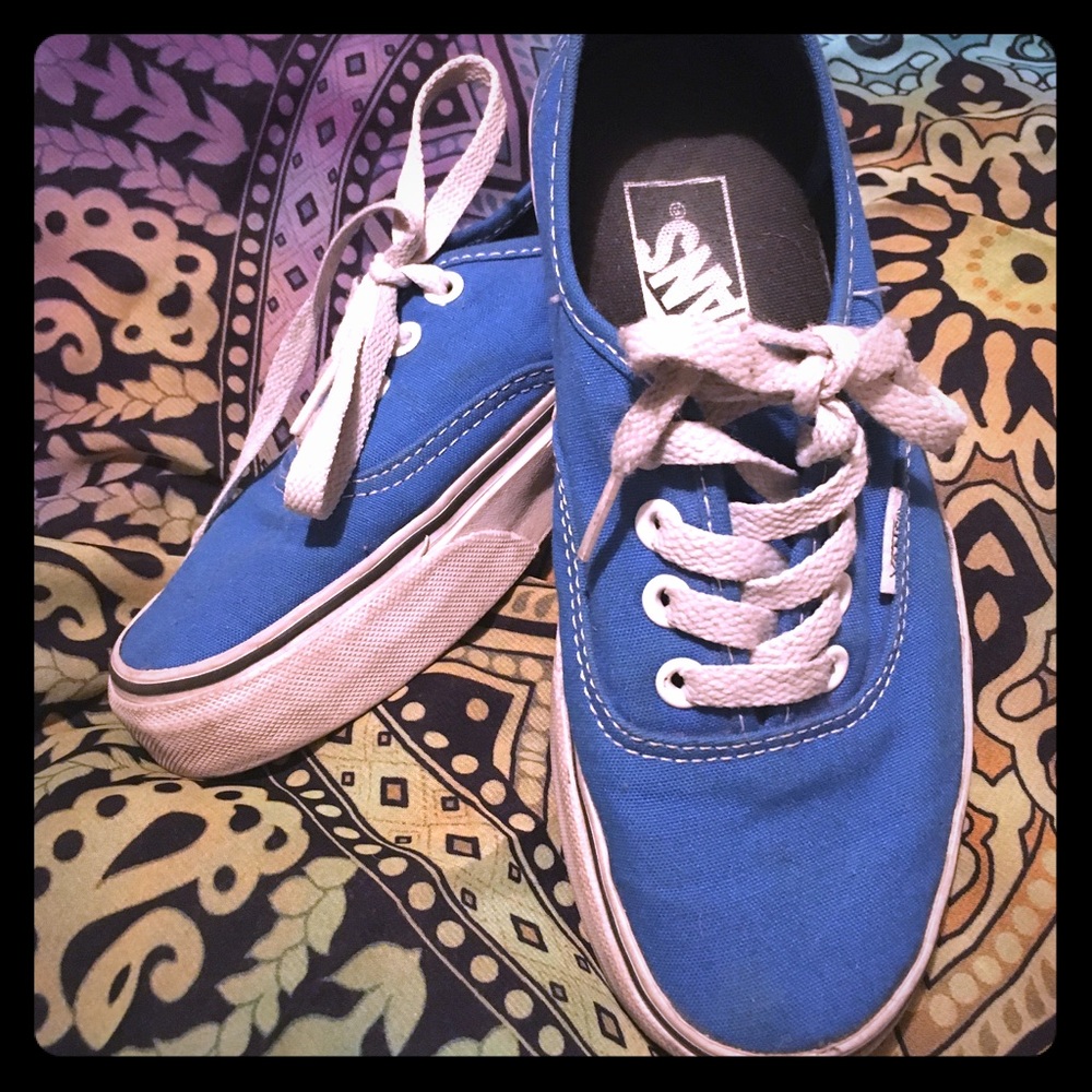 Princess blue vans