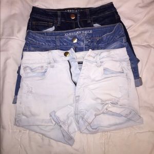 American Eagle denim shorts bundle