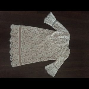 BCBG White Lace Dress