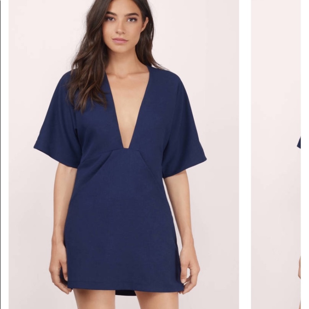 Tobi Good Life Plunging Shift Dress