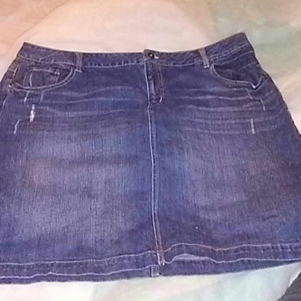Blue jean skirt