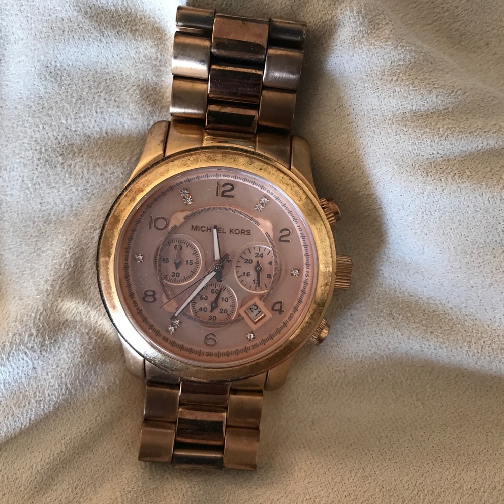 Michael Kors Runway Watch Rose Gold