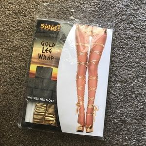 Gold leg wrap