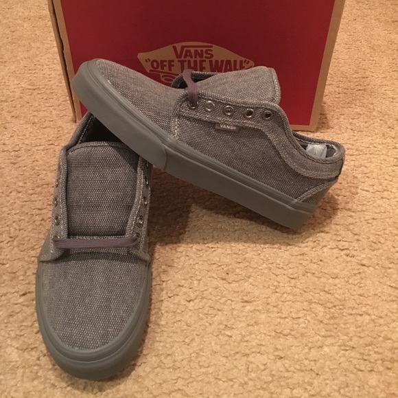 Distressed Textile Chukka Low Vans - Picture 1 of 4