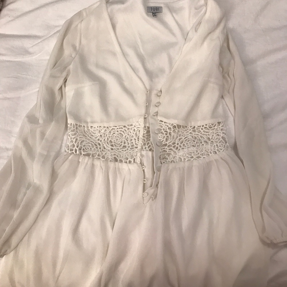 All white Tobi dress. Never worn.