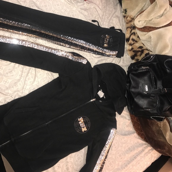 Vs pink bling tracksuit *SOLD* - Picture 1 of 5