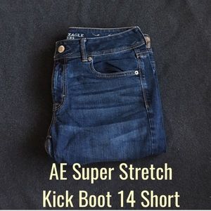 American Eagle Super Stretch Kick Boot 14 Short