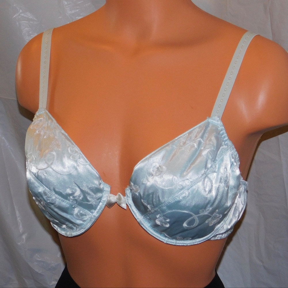 International Intimates Embroidered Lift Bra 36C