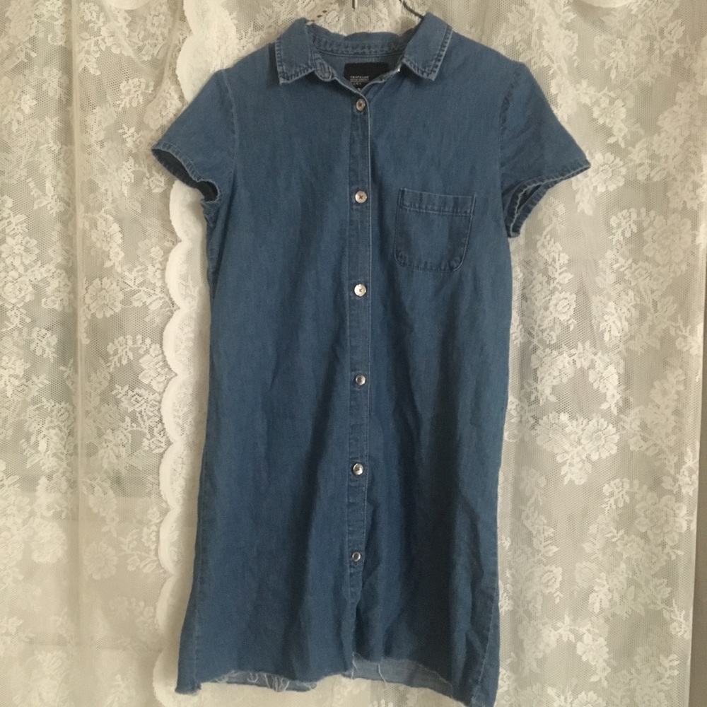 Zara denim dress with buttons