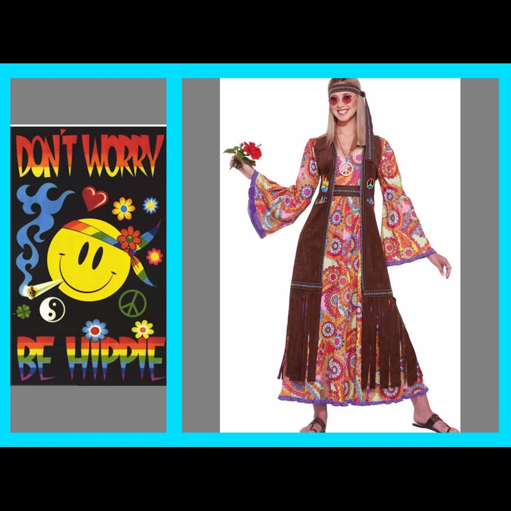 ❌SOLD❌HIPPIE WOMAN CUSTOM** HALLOWEEN ✌🏻❤️❌SOLD❌