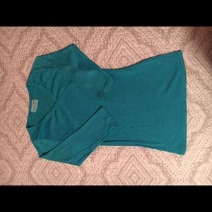 Michael Stars 3/4 sleeve cross over top